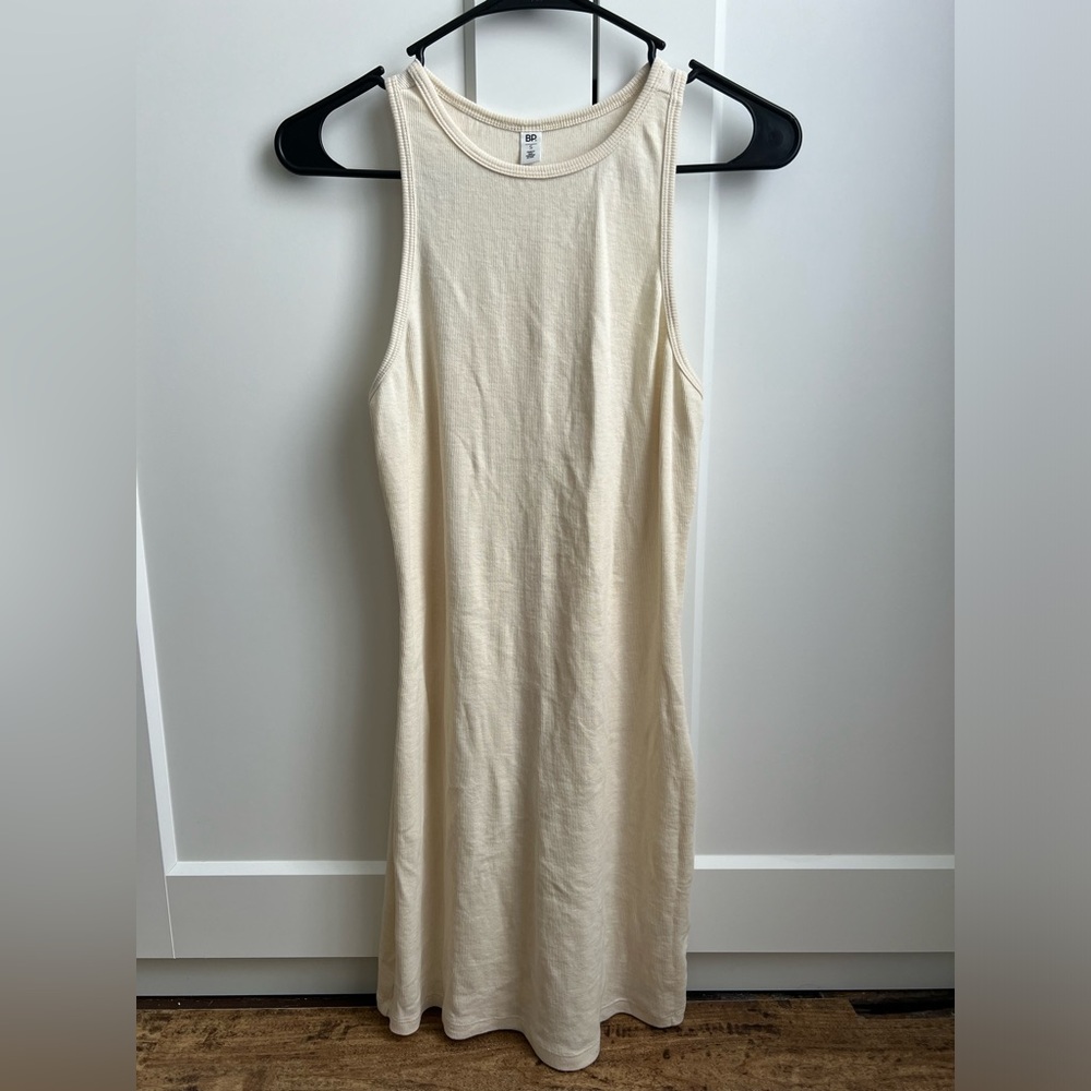Nordstrom BP Razorback Ribbed Bodycon Tank Dress Size S